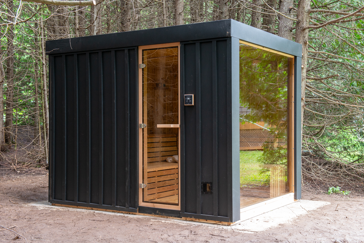 オーロラ　屋外サウナ イメージ