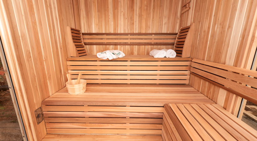 ナイアガラ　屋外サウナ イメージ