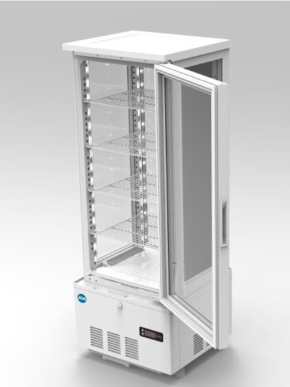 4面ガラス冷蔵ショーケース　JCMS-98 イメージ