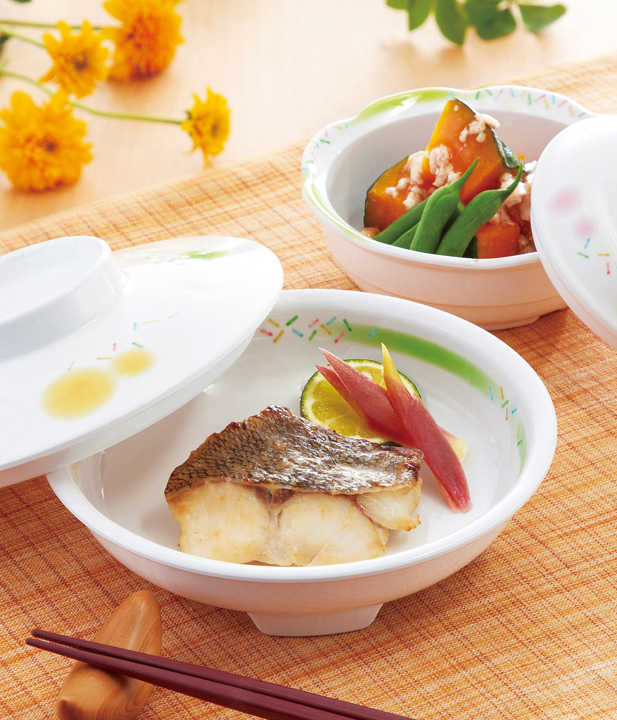 07. 熱風式再加熱対応「メラミンエックス」「ペタロ-自助食器-」 イメージ