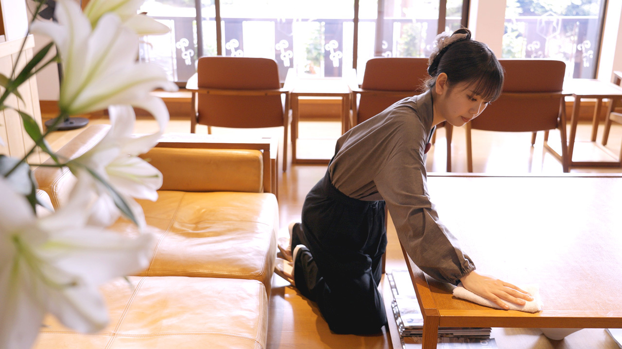 T/Cバーバリー織作務衣 イメージ