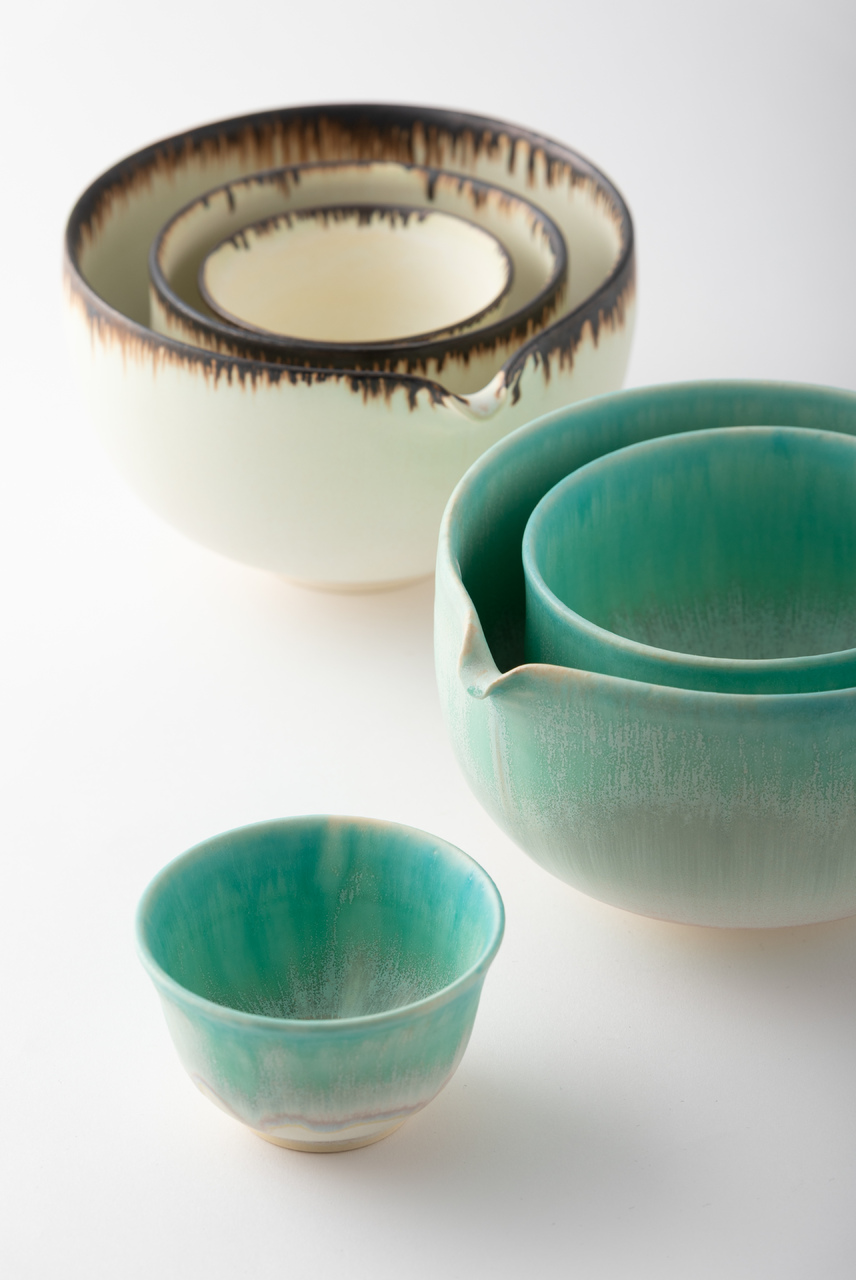 Matcha Bowl Mitate Aoyu Shiro Hakeme  Image