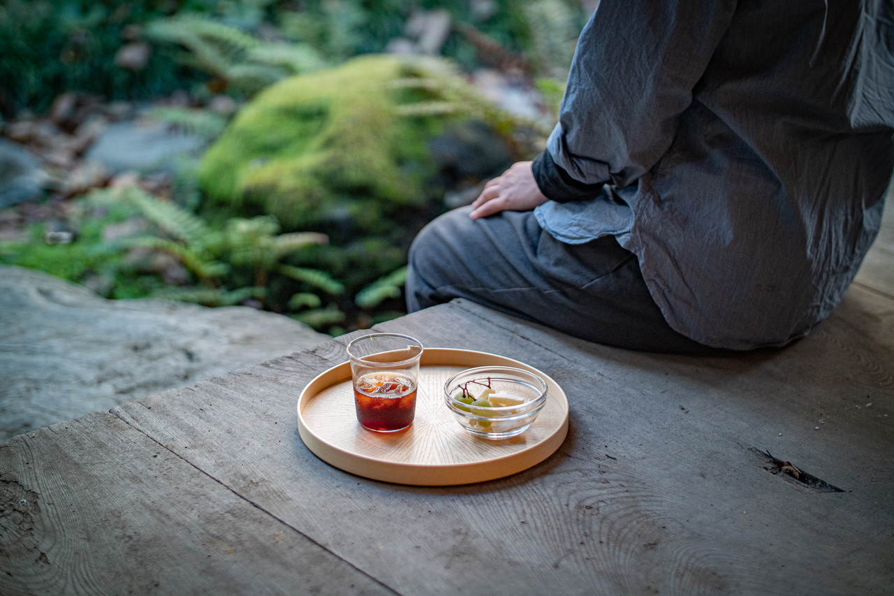 木製トレイ　カスタムオーダー（ツキ板仕上げ） イメージ