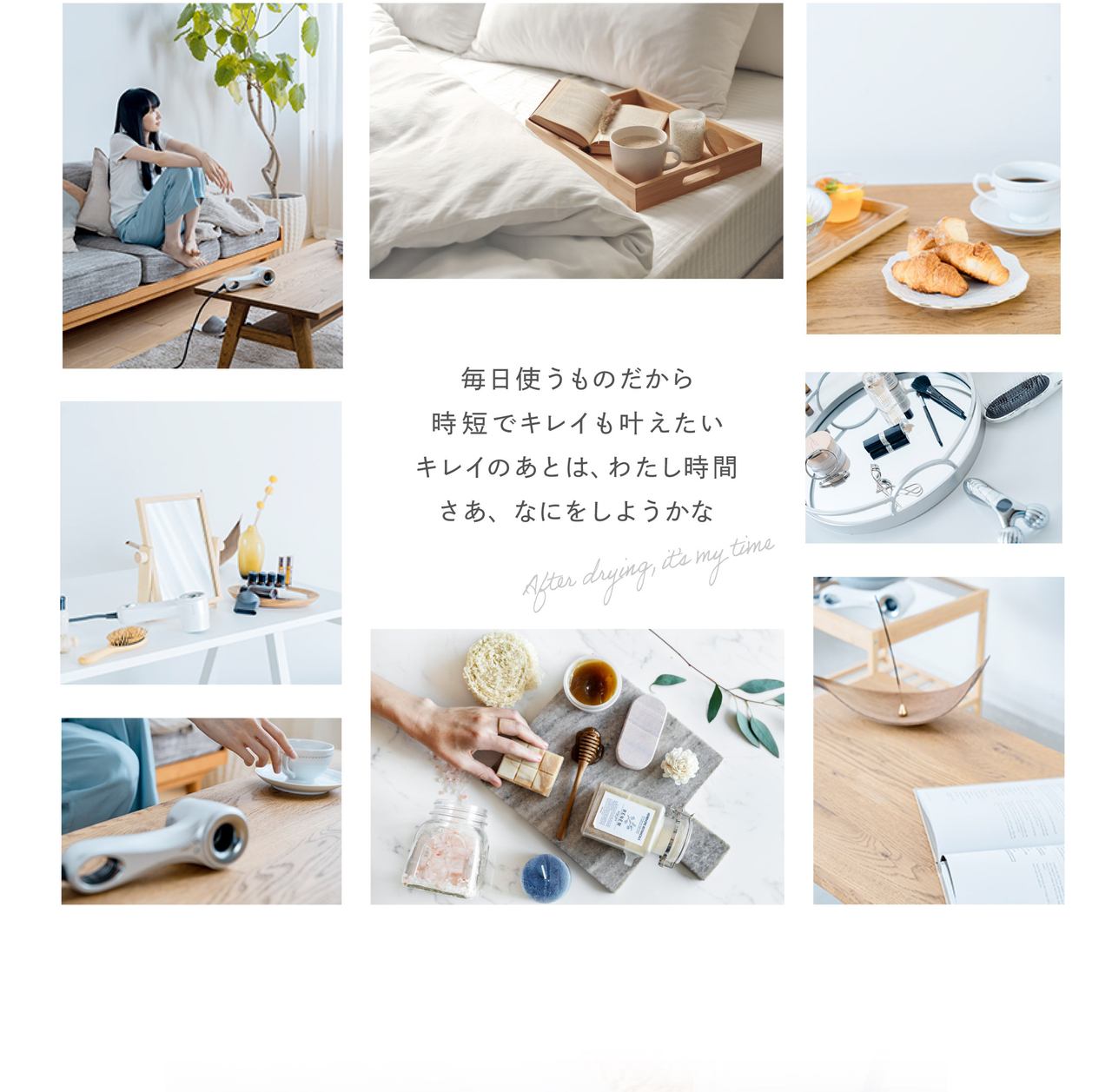 [ベーシック]低温速乾ドライヤーBeau'n(ビューン)海外対応AG-011BW イメージ