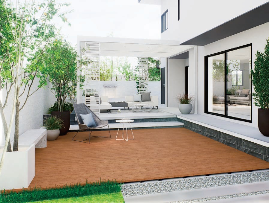 人工木材「ニューテックウッド」 イメージ