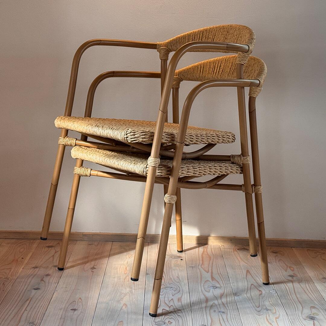 粋（すい）・アームチェア｜みうらラタン Nawaシリーズ イメージ