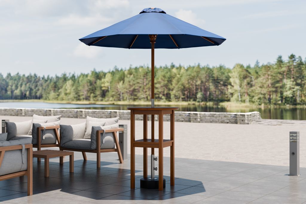 SOLSOL®　商業施設向け大型パラソル イメージ