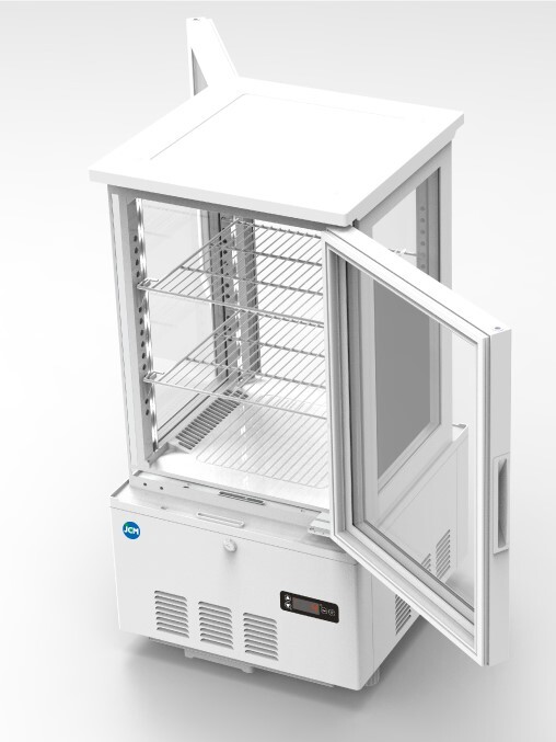 4面ガラス冷蔵ショーケース　JCMS-63W イメージ