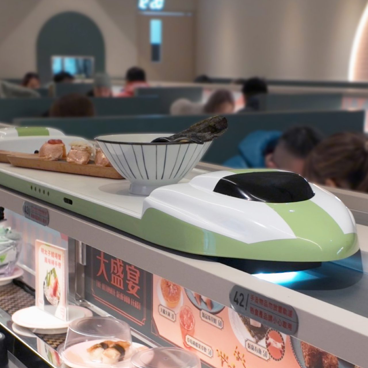 Food Delivery Robot (Bullet Train) - DirectServe Food Delivery Robot - Series L Image