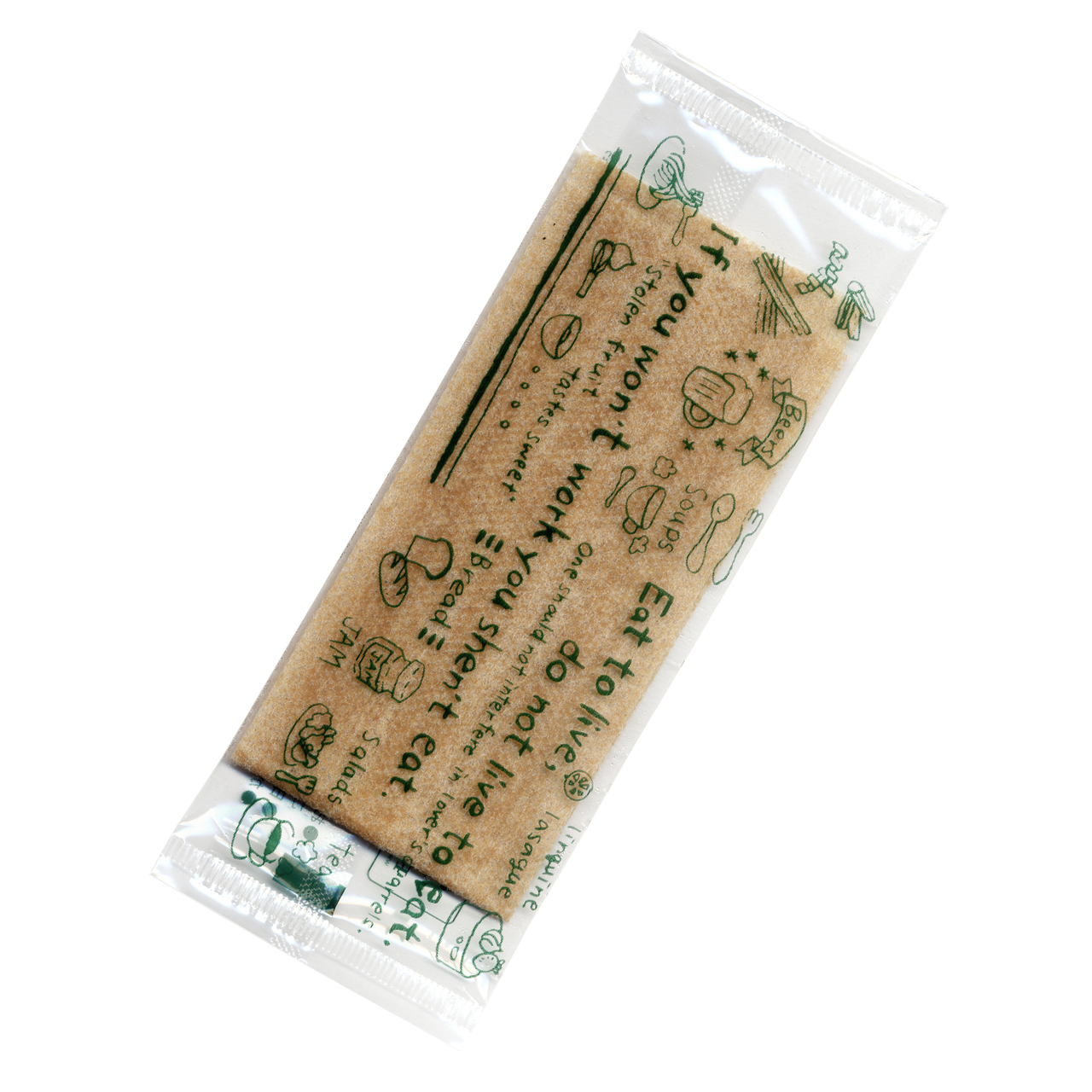 やぶれにくい　FSC認証　未晒おしぼり イメージ