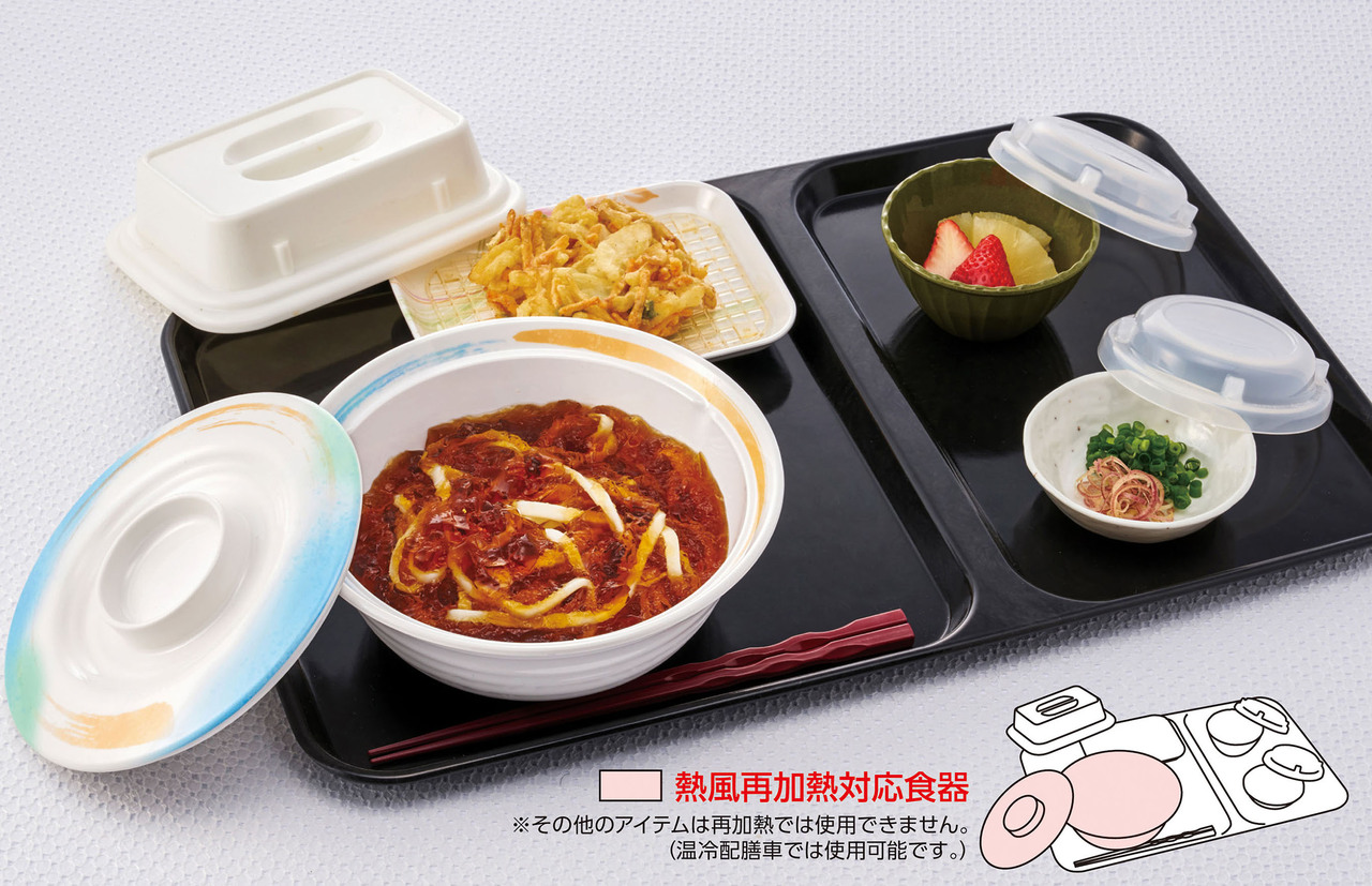 07. 熱風式再加熱対応「メラミンエックス」「ペタロ-自助食器-」 イメージ