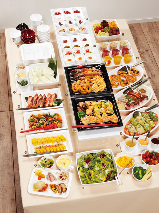 17. ビュッフェ・惣菜デリ「チューフィングバット」「デリカバット」「盛込プレート」「ビュプレ」など イメージ