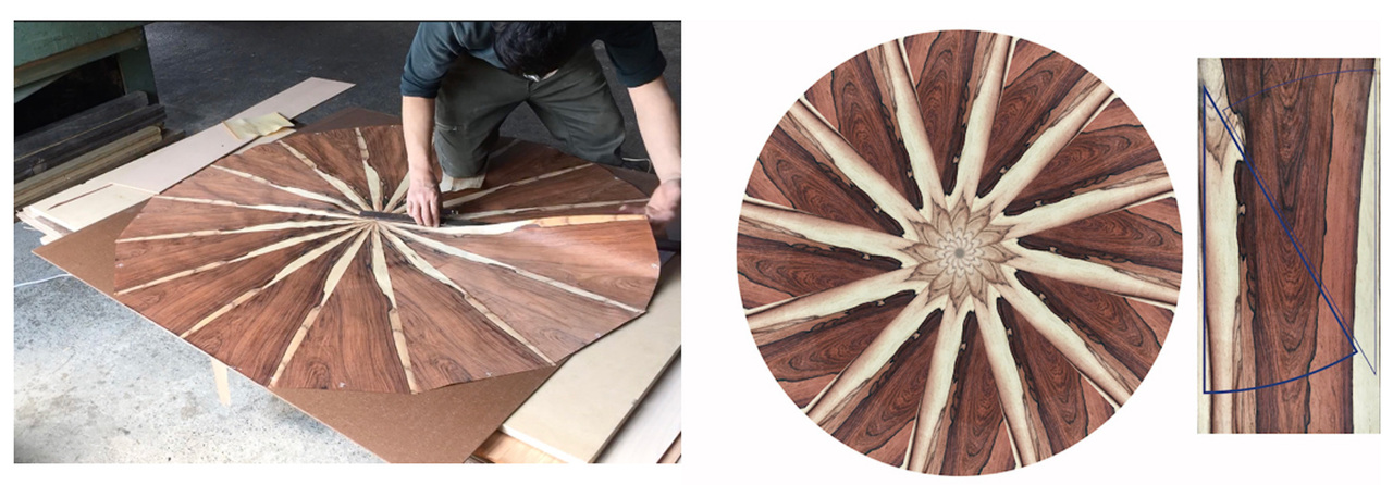 ツキ板仕上げ カスタムオーダーテーブル＿TSUKI-ITA Custom Order Tables イメージ