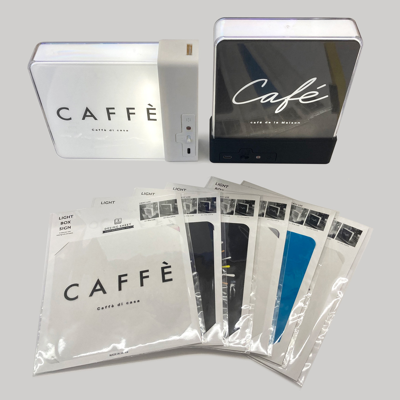 LIGHT BOX SIGN　ライトボックスサイン インテリアライト　看板　メニューボード イメージ