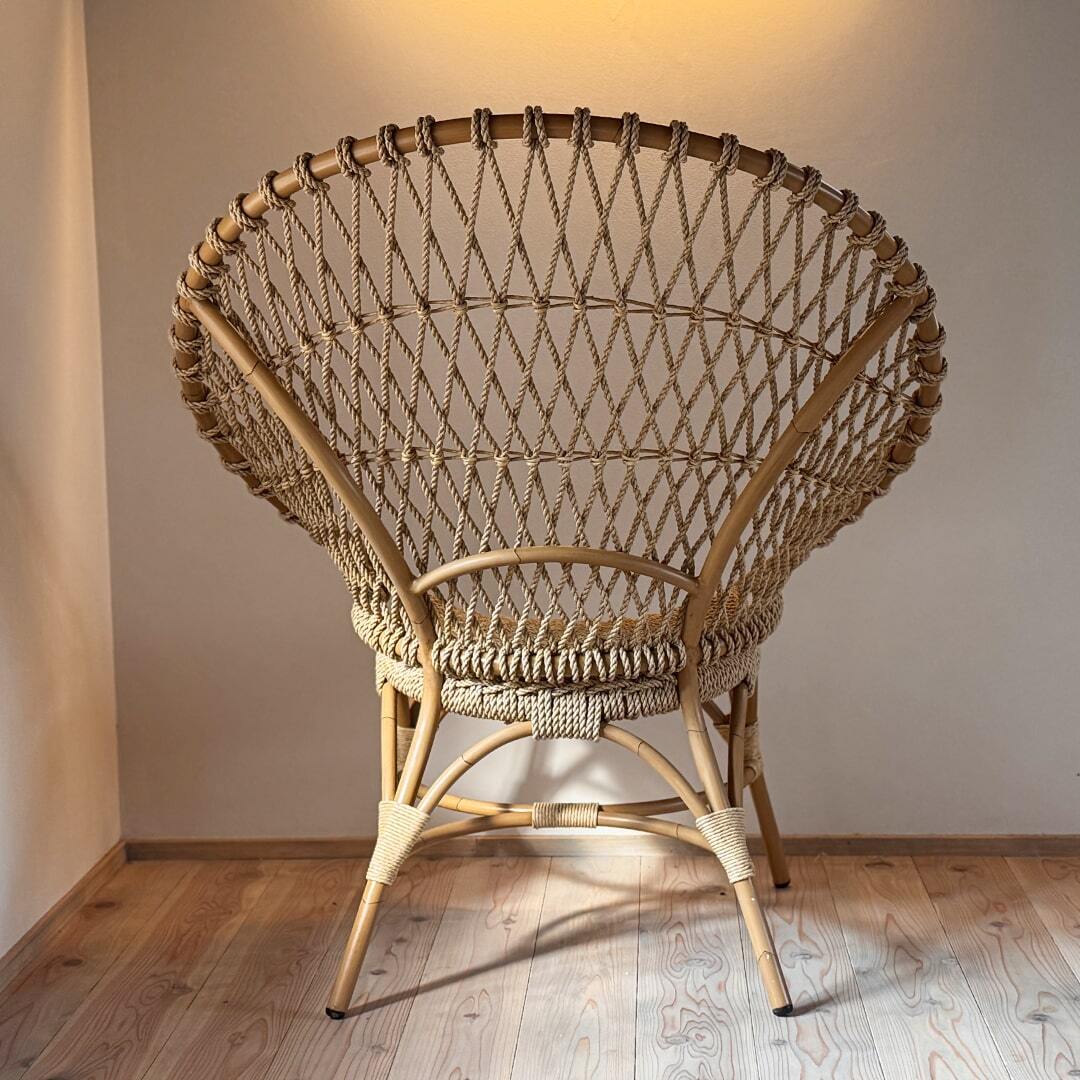 環（たまき）・ラウンドチェア｜みうらラタン Nawaシリーズ イメージ