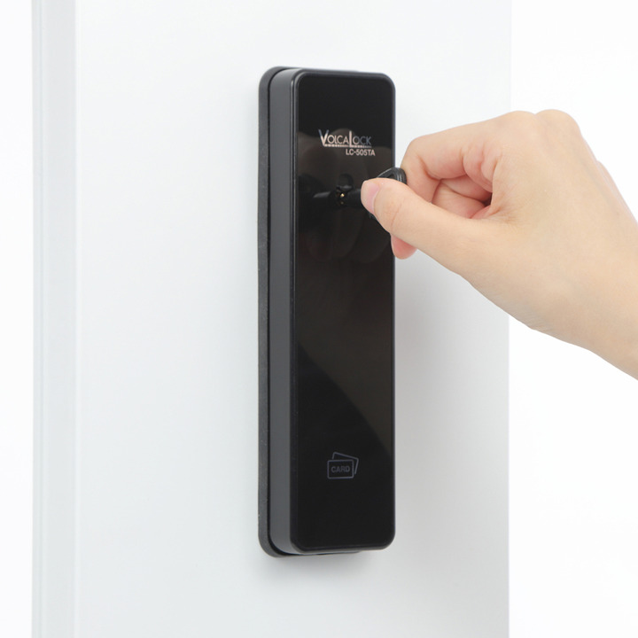 電子錠でトイレの運用改善！不正利用や備品の盗難防止に【LC-505TA-H/D】 イメージ