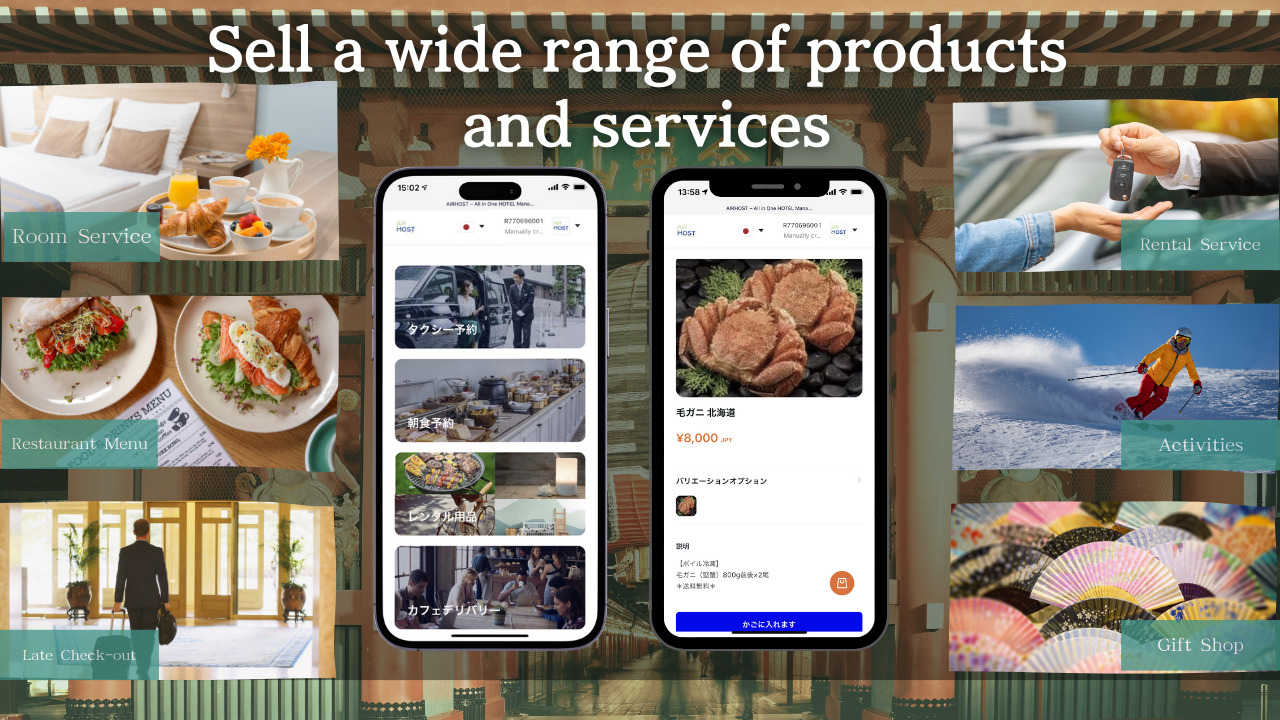 「AirHost ONE」 「AirHost HMS」 Image